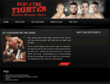 Tablet Screenshot of fuelforthefighter.com